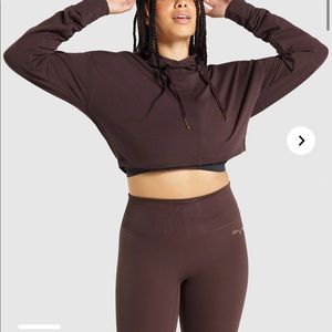WhitneyxGymshark cropped hoodie